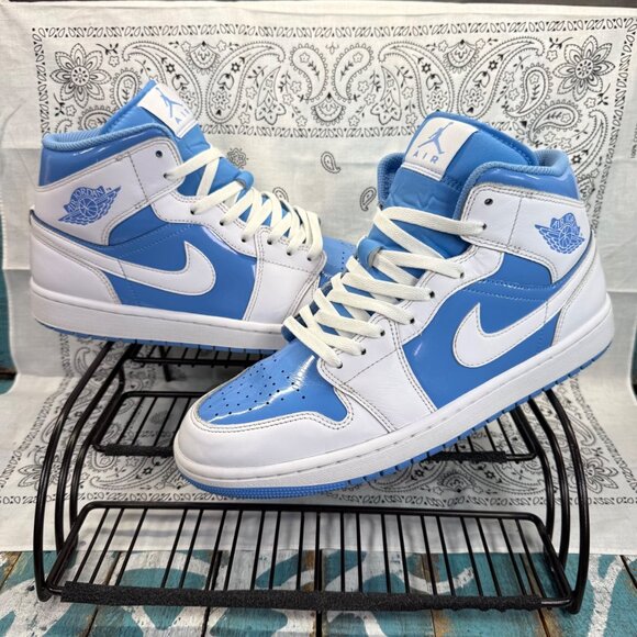 Jordan Other - Nike Air Jordan 1 Mid 'Legend Blue' UNC Men's 10 Basketball Sneakers FZ2142-114